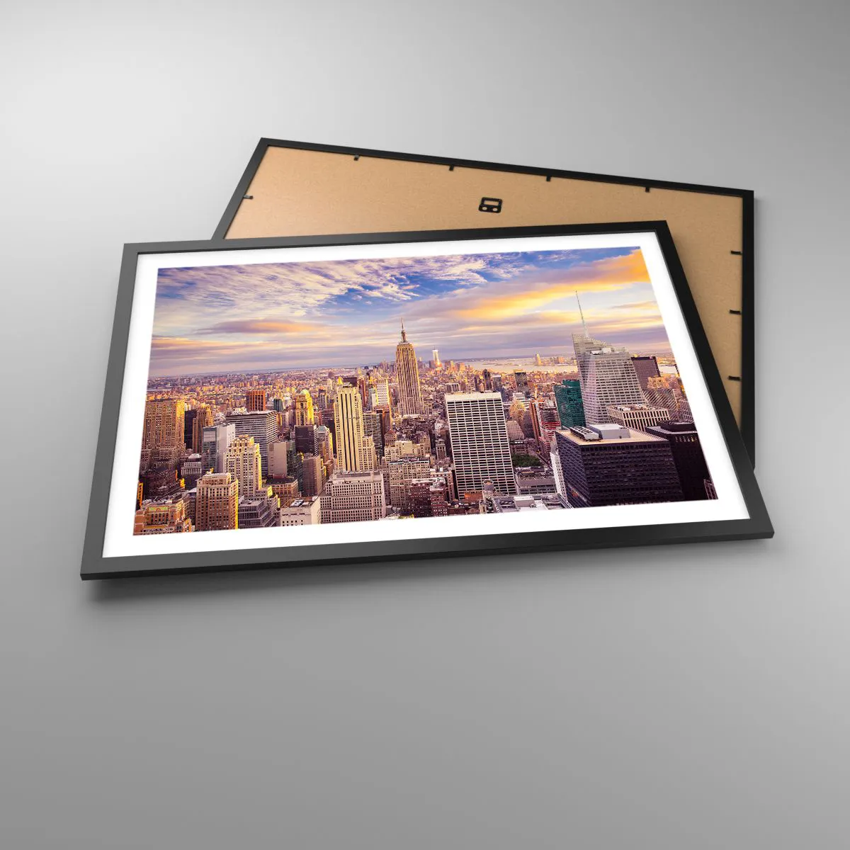 Poster in black frame - Reaching the Clouds - 70x50 cm