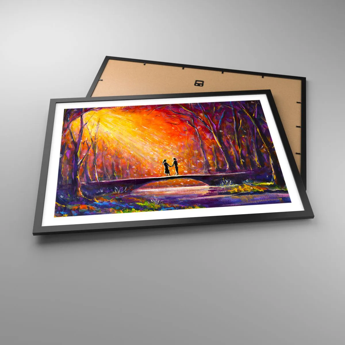 Poszter fehér keretben - Az ég is szereti őket - 70x50 cm