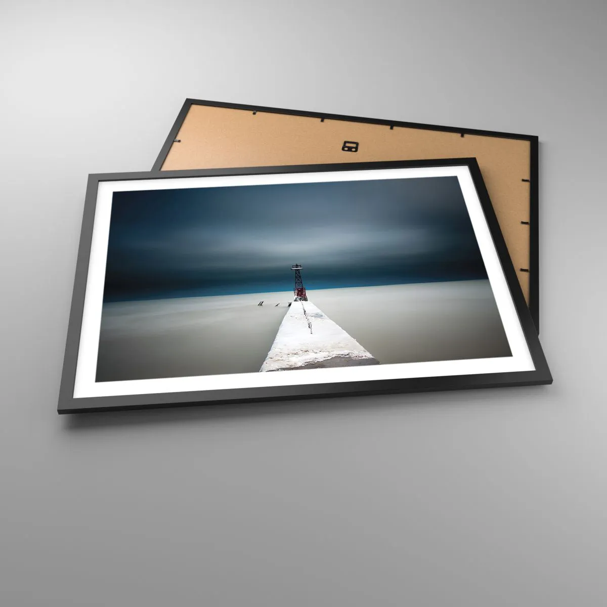 Poster in black frame - Encounter with Infinity - 70x50 cm