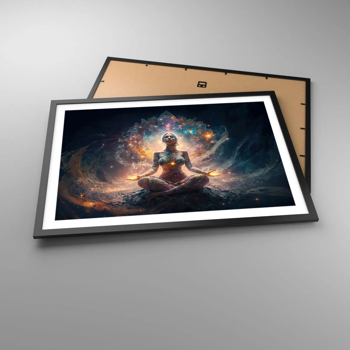 Poster in black frame - Good Energy Flow - 70x50 cm