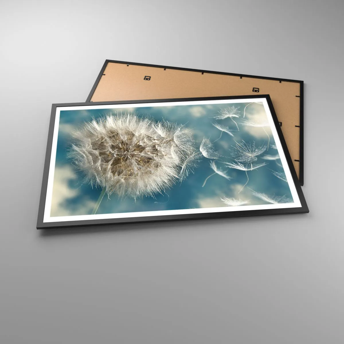 Plakat i sort ramme - En engels åndedræt - 91x61 cm