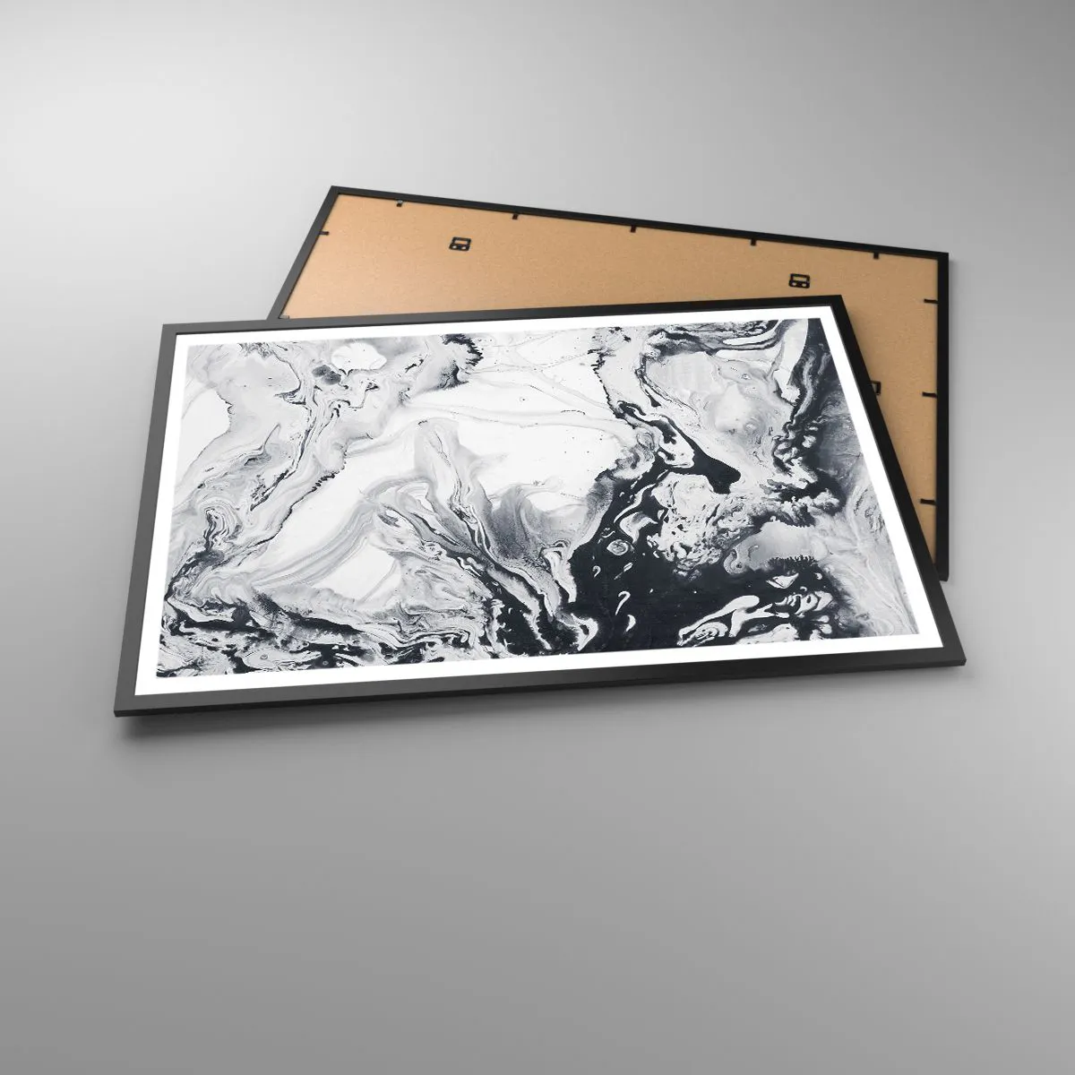 Poszter fehér keretben - A Föld belseje - 91x61 cm