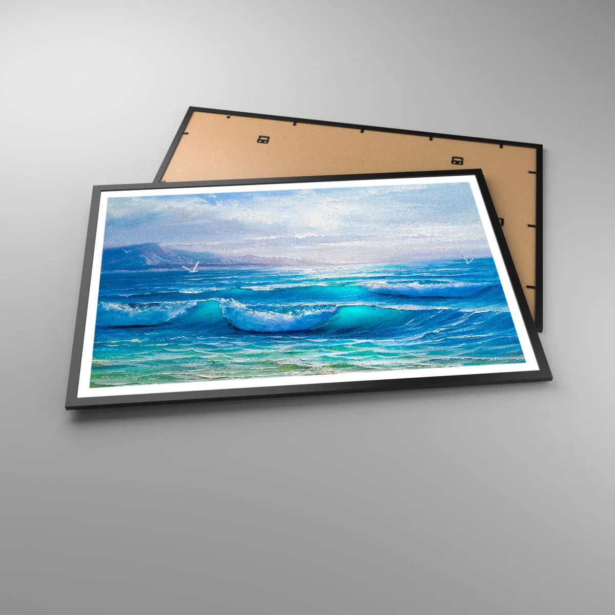 Poszter fehér keretben - Megkönnyebbülést hoz - 91x61 cm