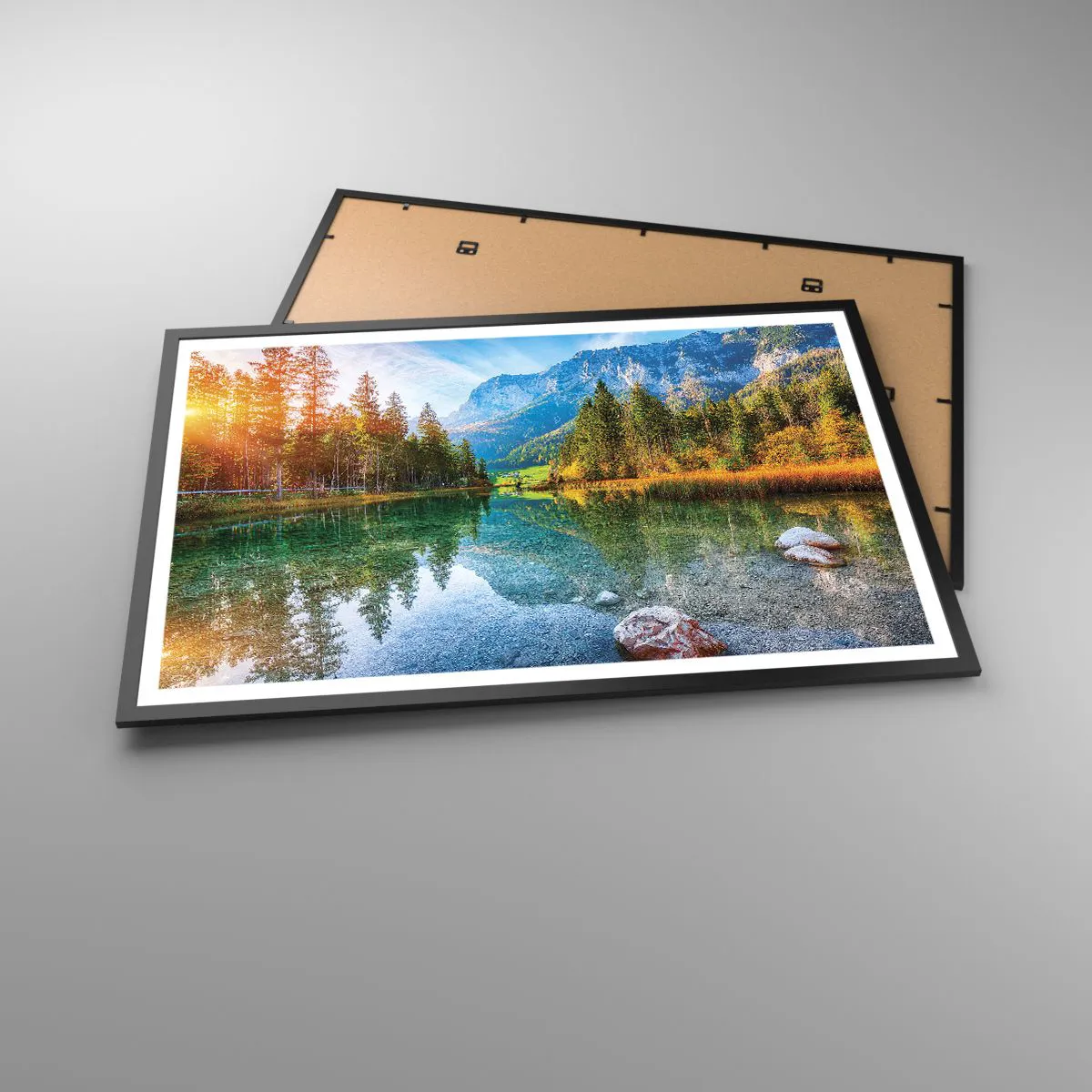 Poster in black frame - Mellow Autumn - 91x61 cm