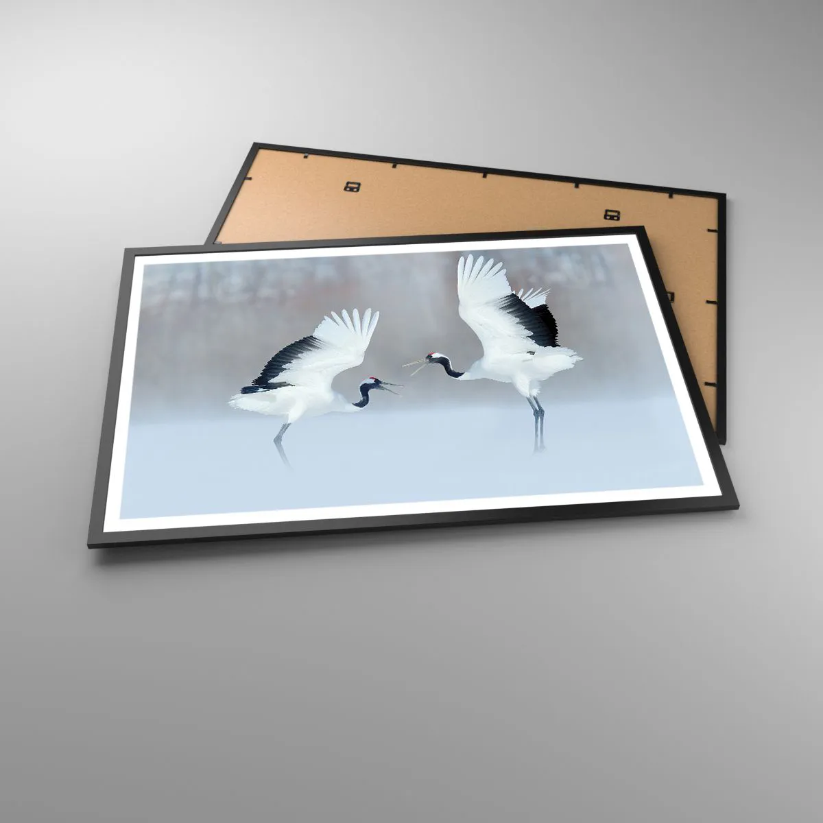 Poster in black frame - Dance in the Fog - 91x61 cm