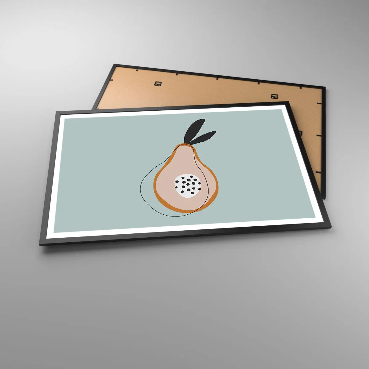 Póster en marco negro - El interior de la naturaleza - 91x61 cm