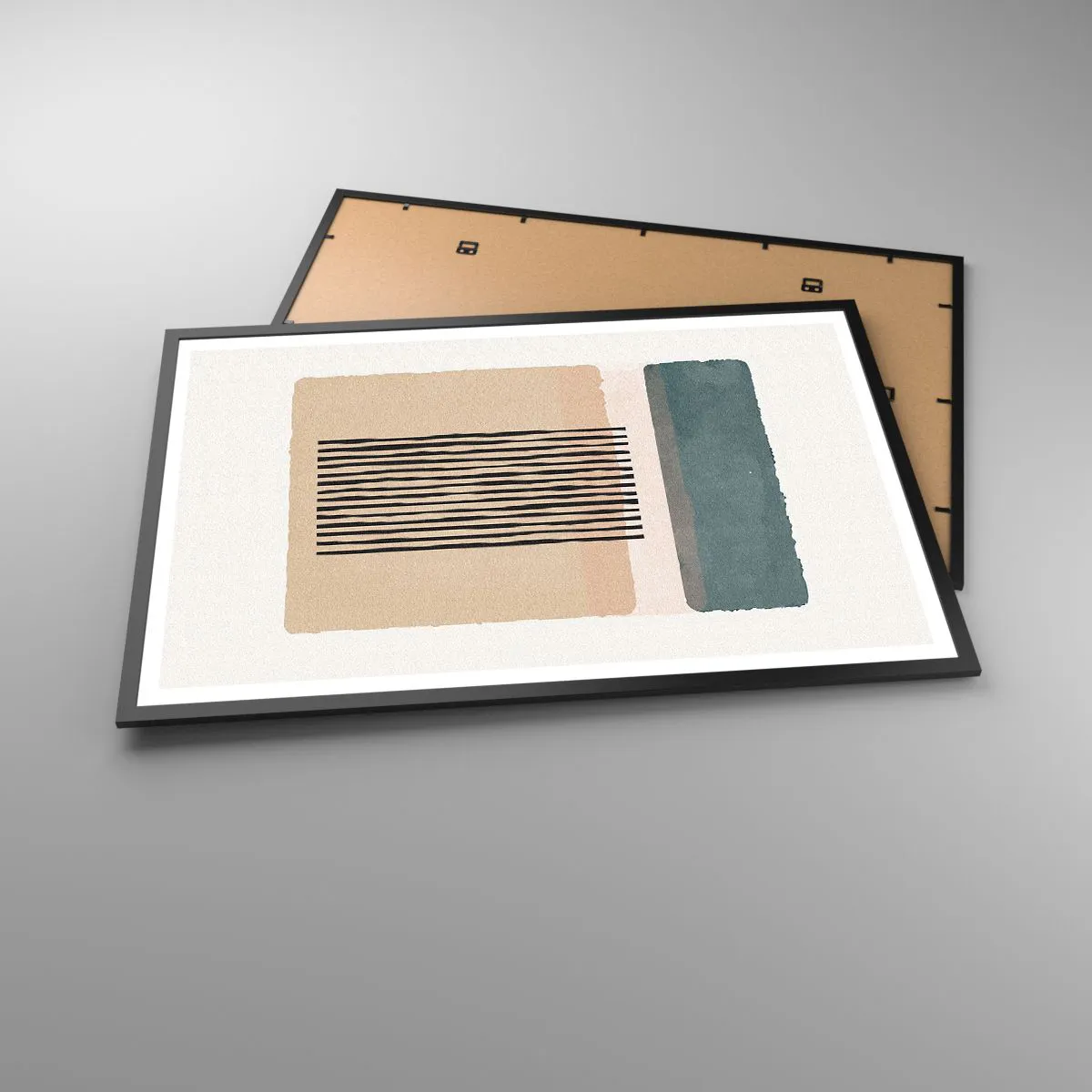 Poster in black frame - All in Order - 91x61 cm