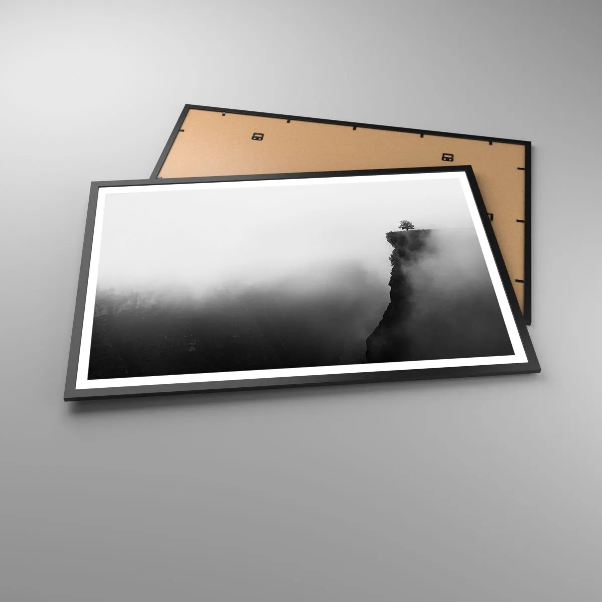 Affisch i svart ram - På världens gräns - 91x61 cm