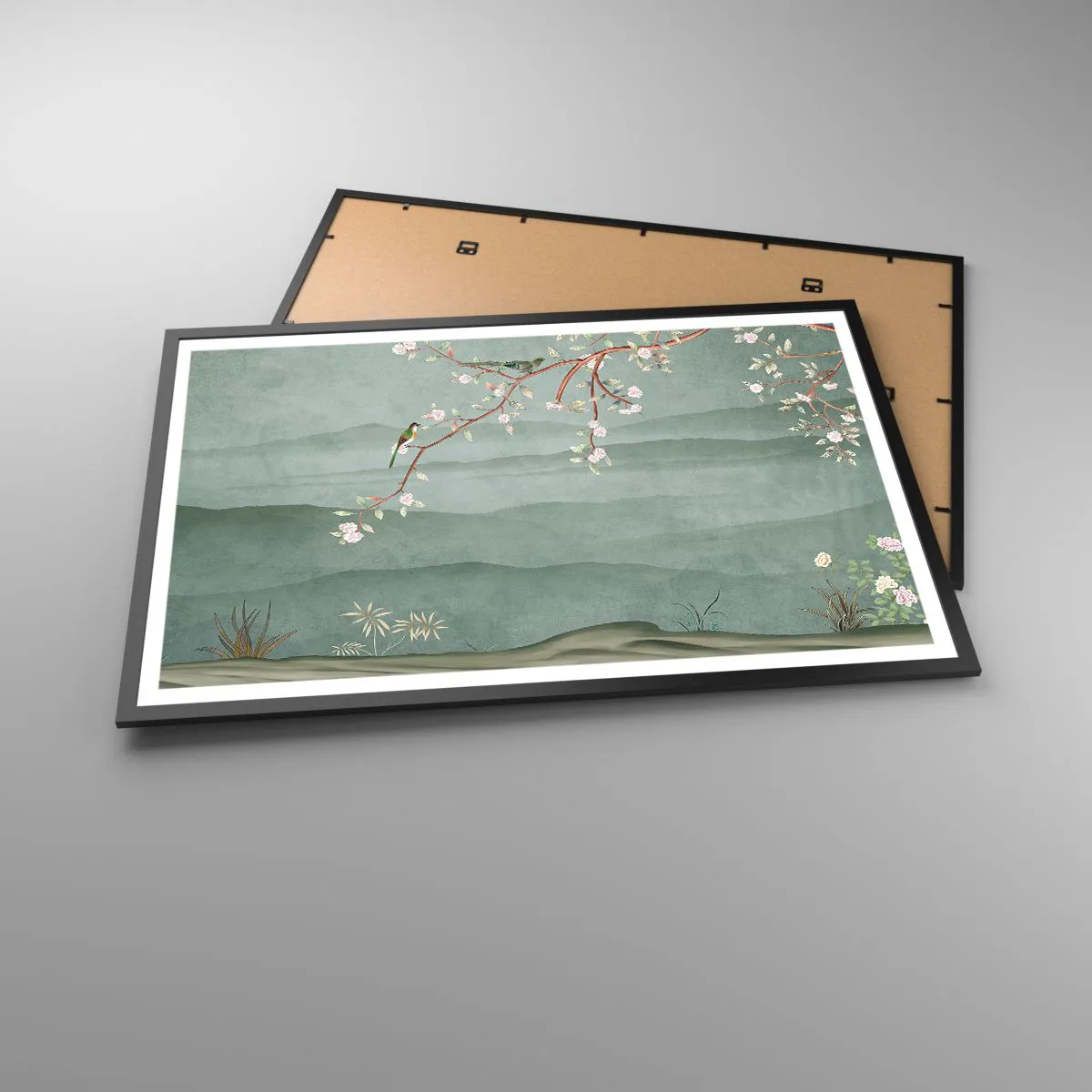 Poszter fehér keretben - Tavasz, ah, te vagy az - 91x61 cm