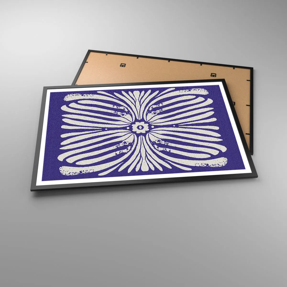 Affiche dans un cadre noir - Poster - Inspirations ethniques - 91x61 cm