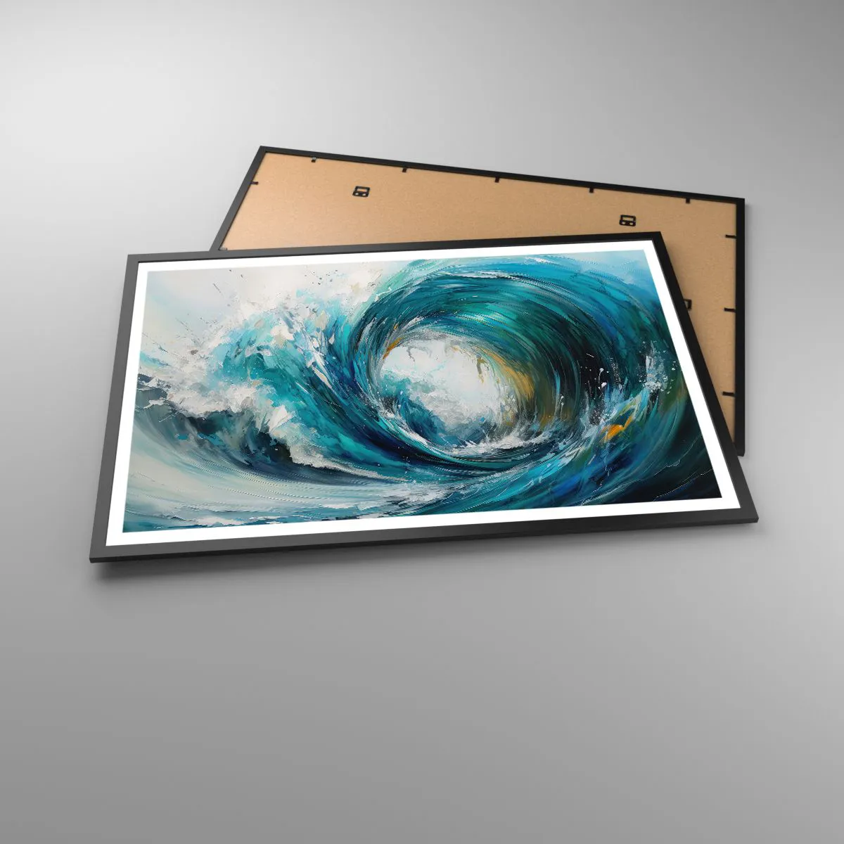 Plakat i sort ramme - Havets portal - 91x61 cm