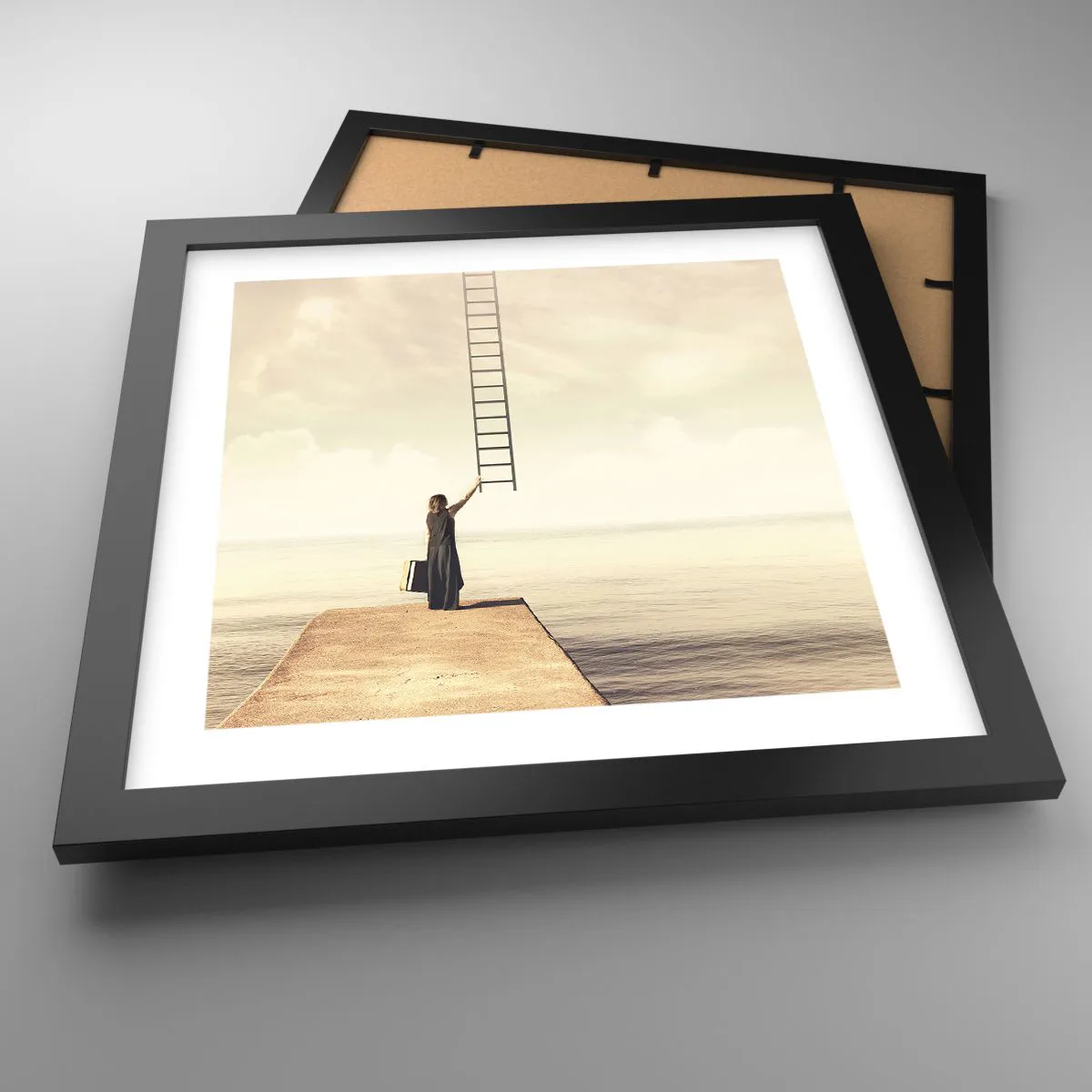 Poster in black frame - Magical Trip - 30x30 cm