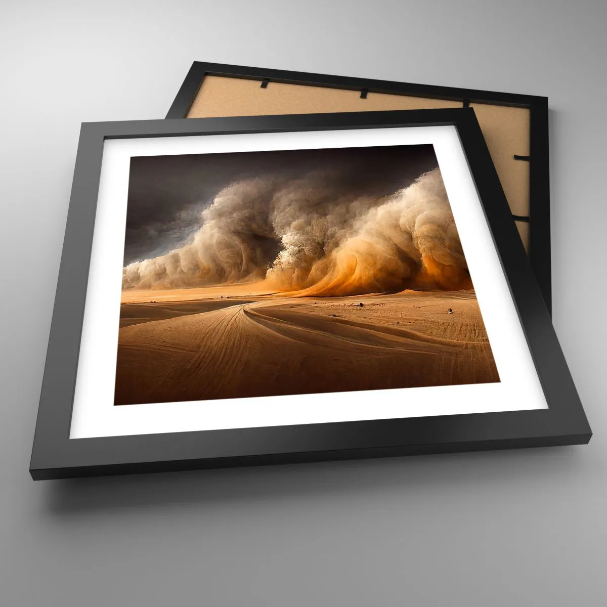 Plagát v čiernom ráme - Hnev púšte - 30x30 cm