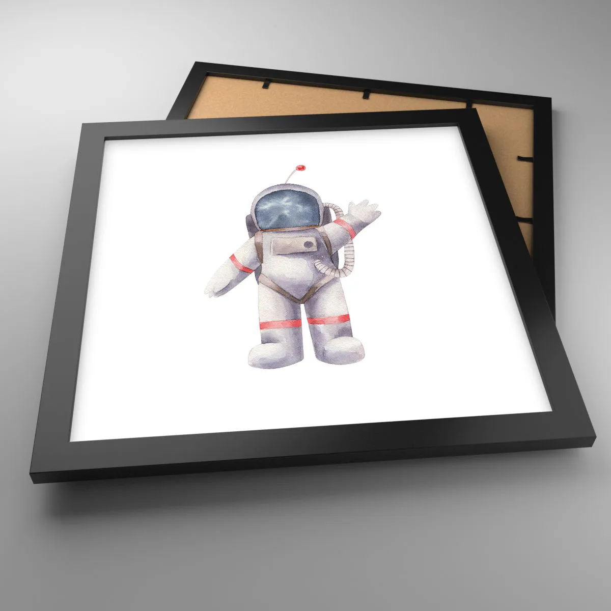 Affiche dans un cadre noir - Poster - C'est tout pour le moment! - 30x30 cm