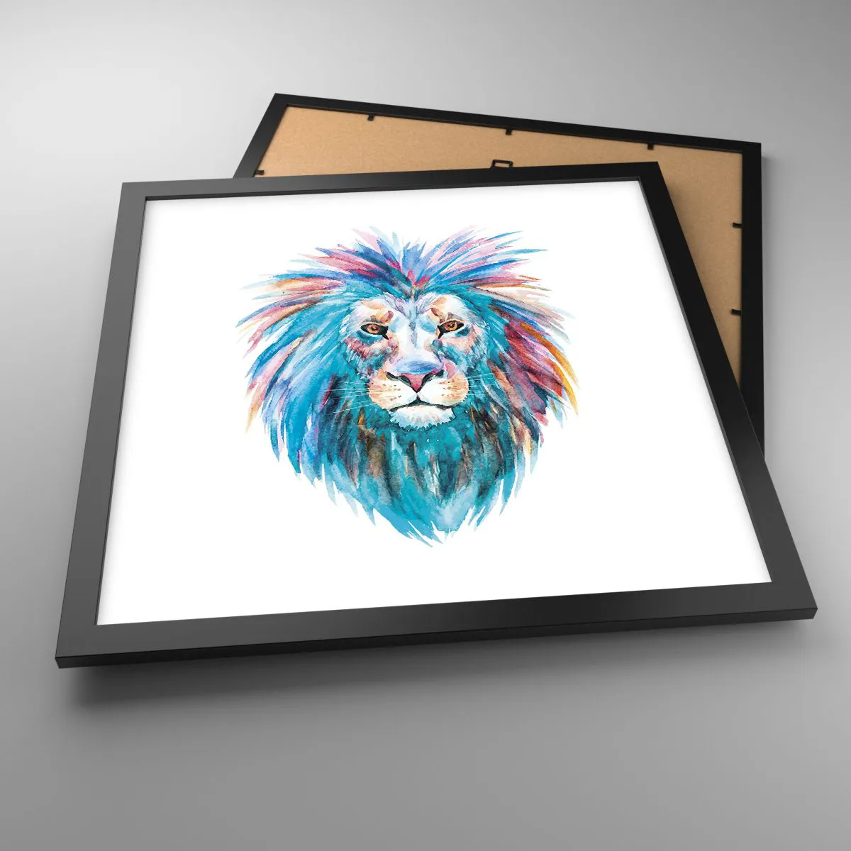 Poszter fehér keretben - Felvillanyozó aura - 40x40 cm