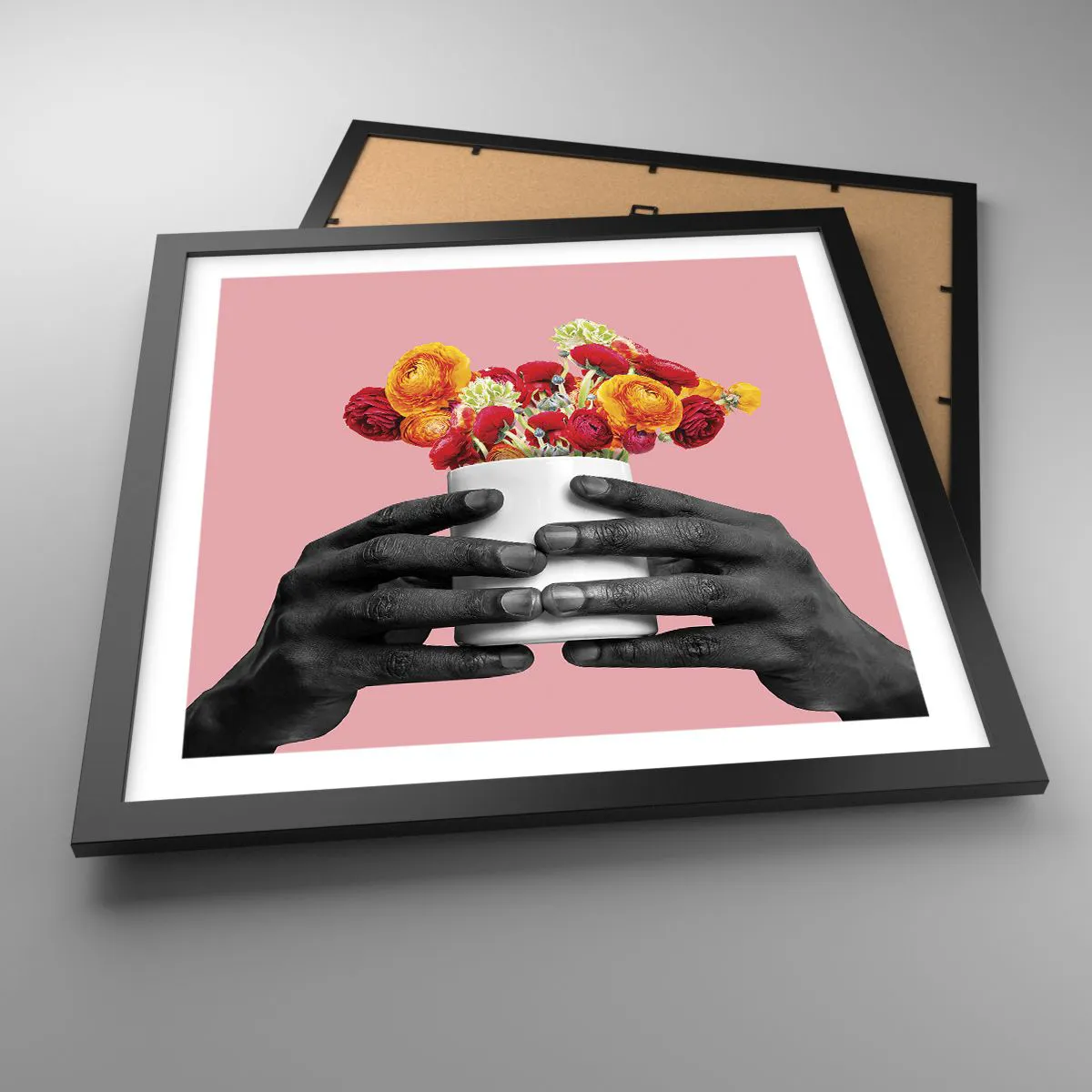 Poszter fehér keretben - Az élet apoteózisa - 40x40 cm