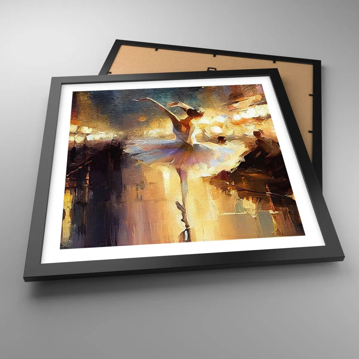 Poster in black frame - Miracle on the Street - 40x40 cm