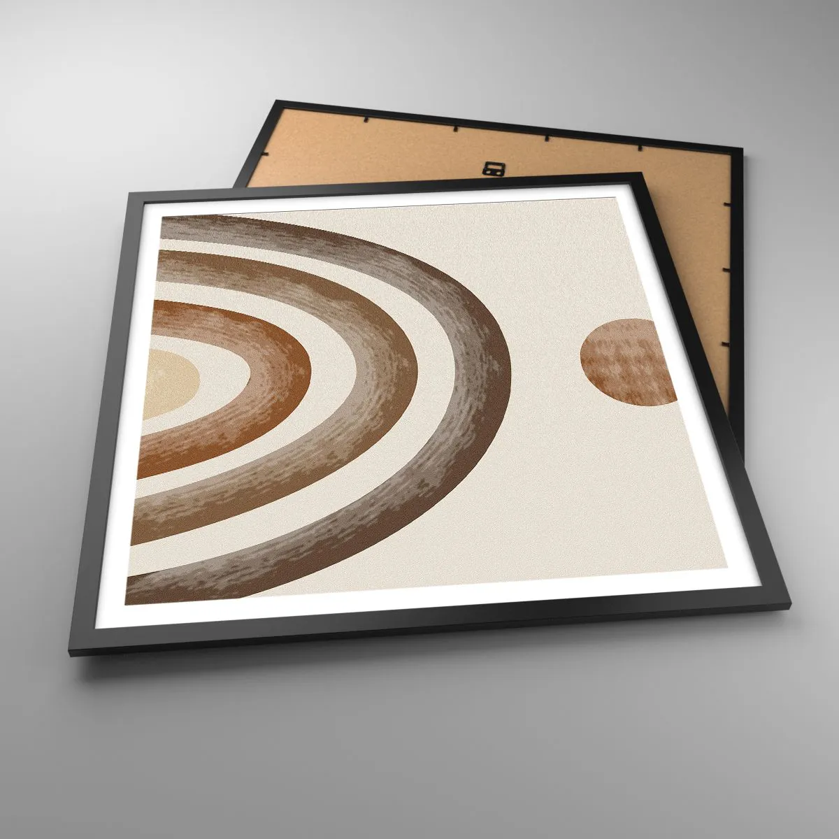 Poster in black frame - In a Distant Galaxy - 60x60 cm