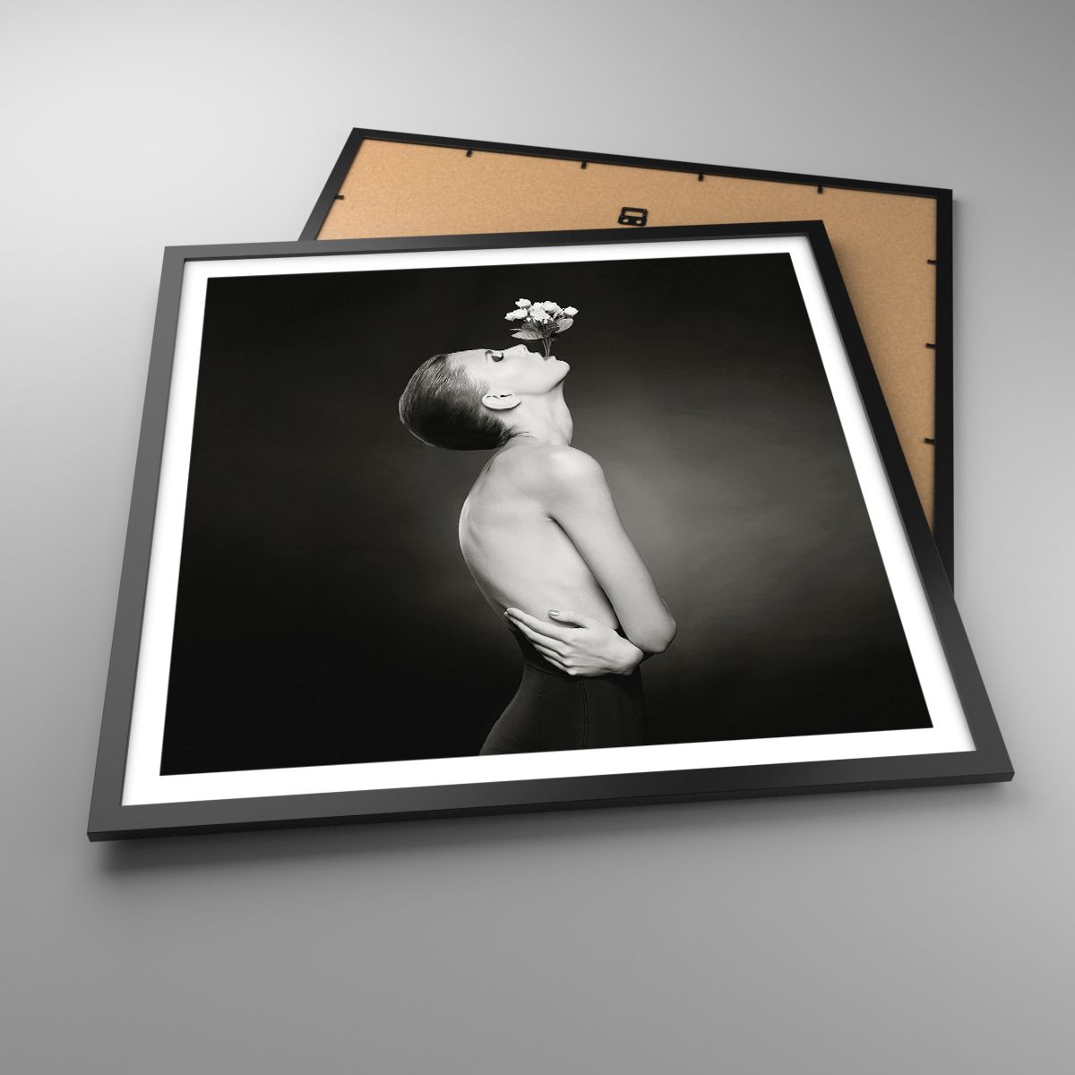 Affiche Poster 60x60cm Tableaux Image Pizza Nourriture Italie tradition