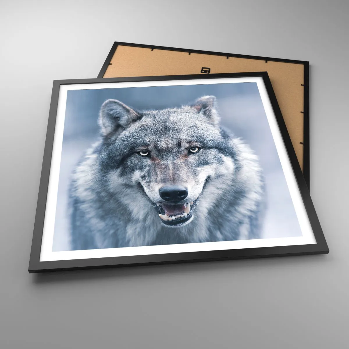 Affisch i svart ram - Tar du utmaningen? - 60x60 cm