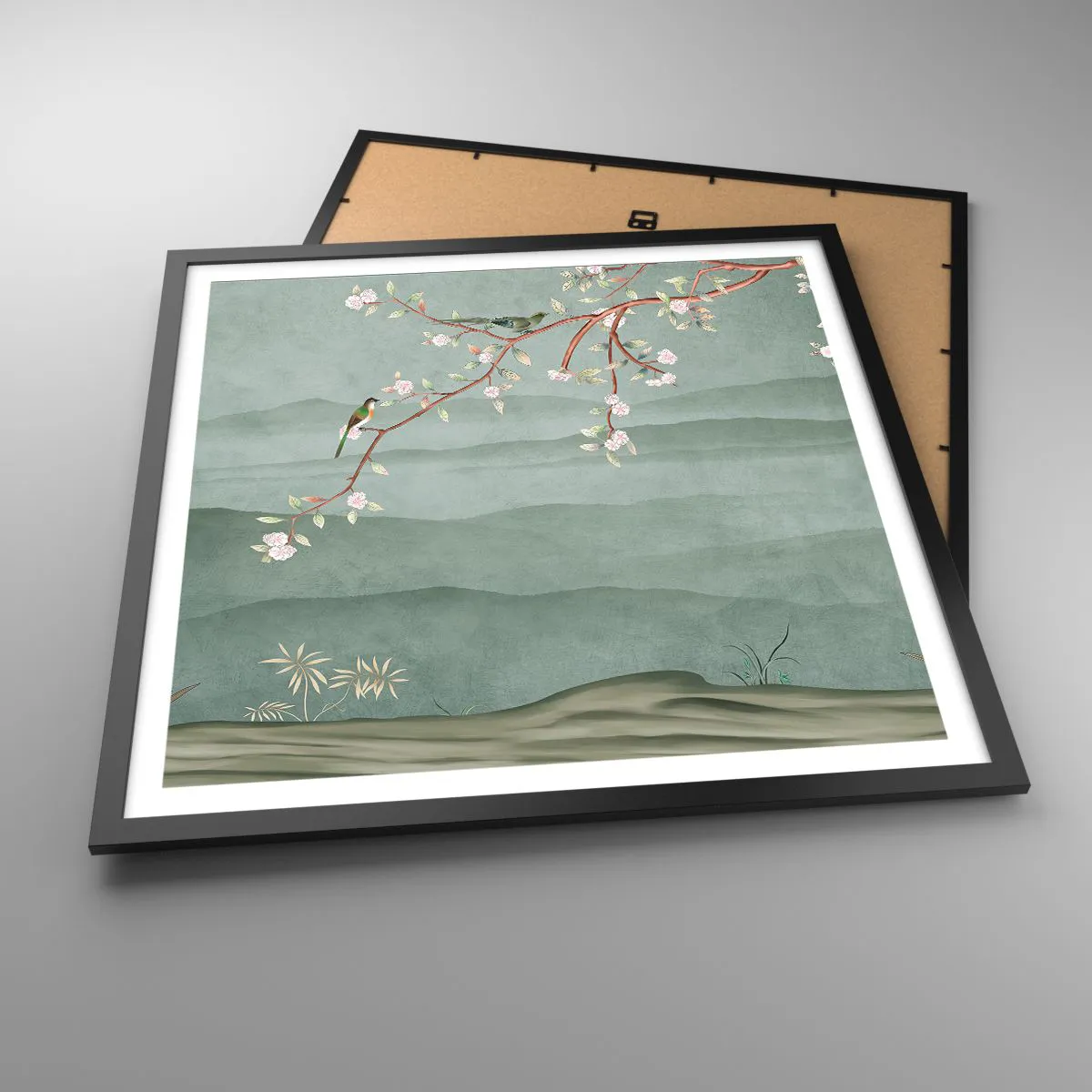 Poszter fehér keretben - Tavasz, ah, te vagy az - 60x60 cm