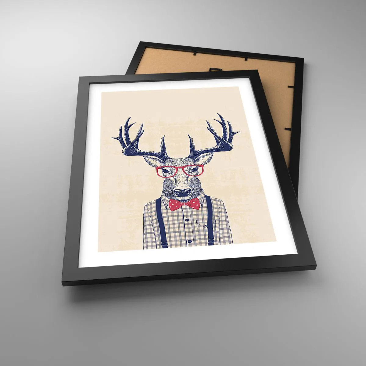 Plakat w czarnej ramie - Zabawna ekstrawagancja - 30x40 cm