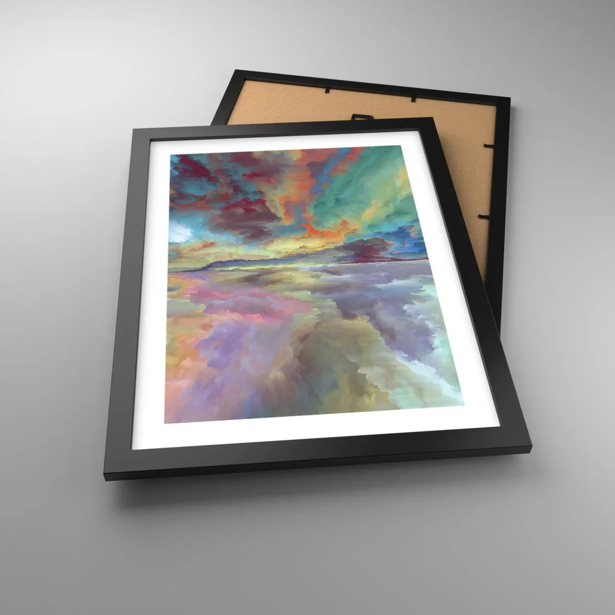 Plagát v čiernom ráme - Dve neba - 30x40 cm