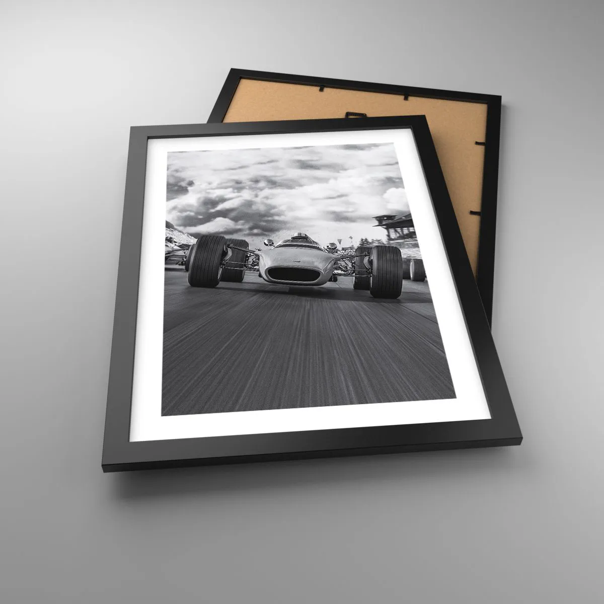 Poster in einem schwarzem Rahmen - Power ist da! - 30x40 cm