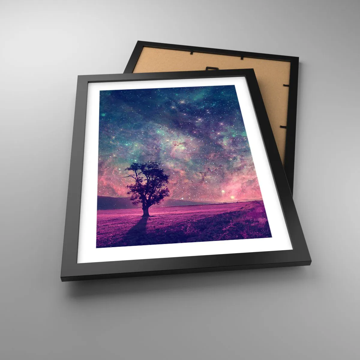 Poszter fehér keretben - Varázslatos ég alatt - 30x40 cm