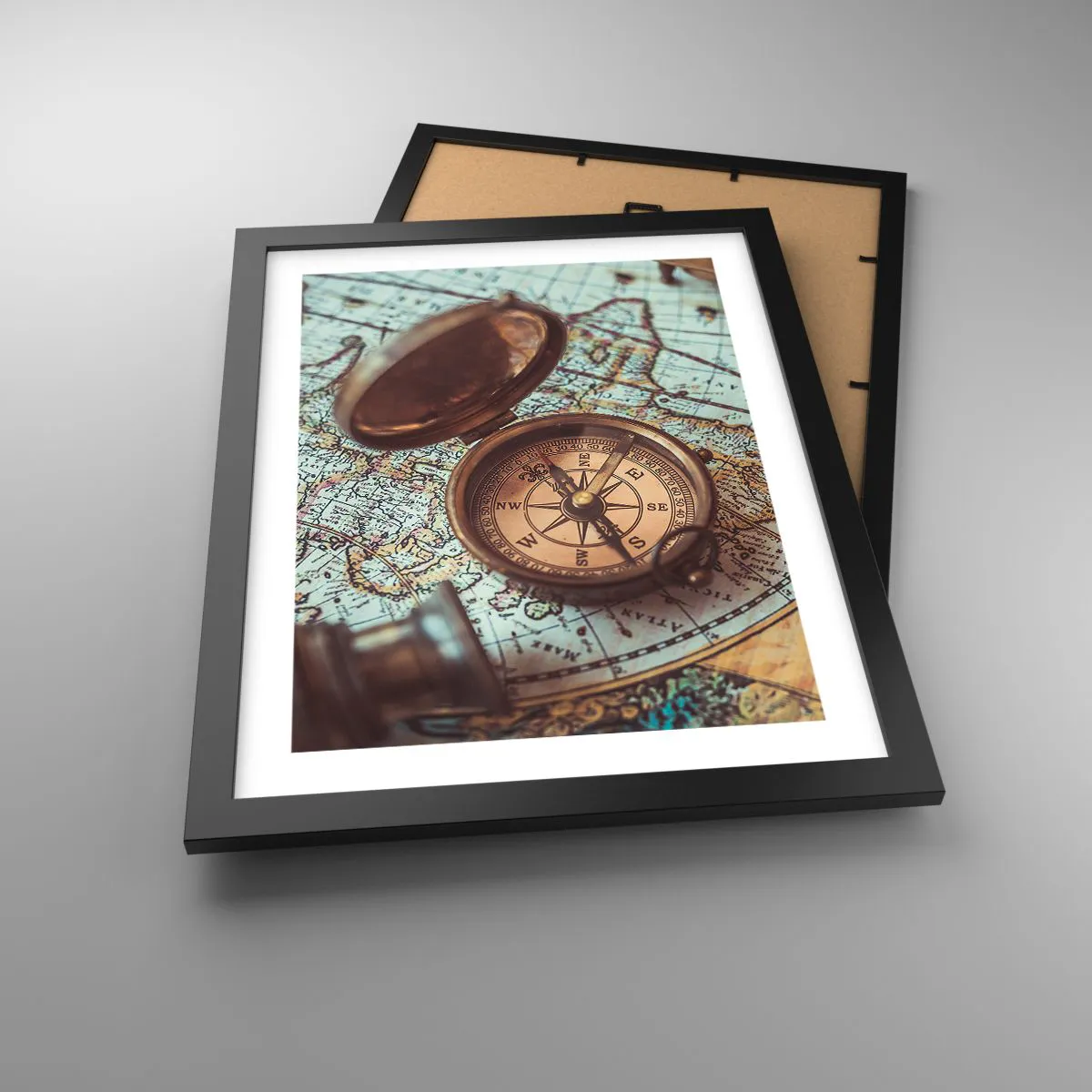 Poster în ramă neagră - Pentru aventurierul din tine - 30x40 cm