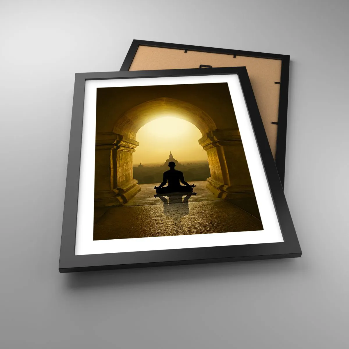 Poster in cornice nera - Armonia completa - 30x40 cm