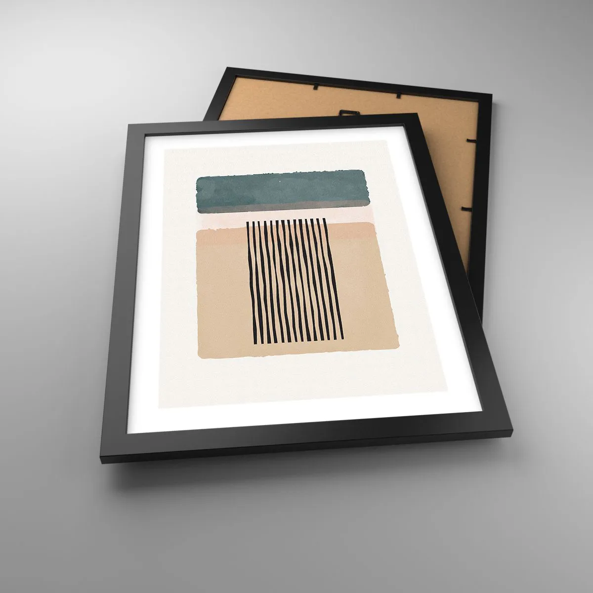 Poster in black frame - All in Order - 30x40 cm