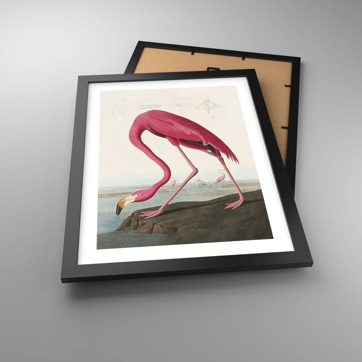 Affiche dans un cadre noir - Poster - Création étonnante - 30x40 cm