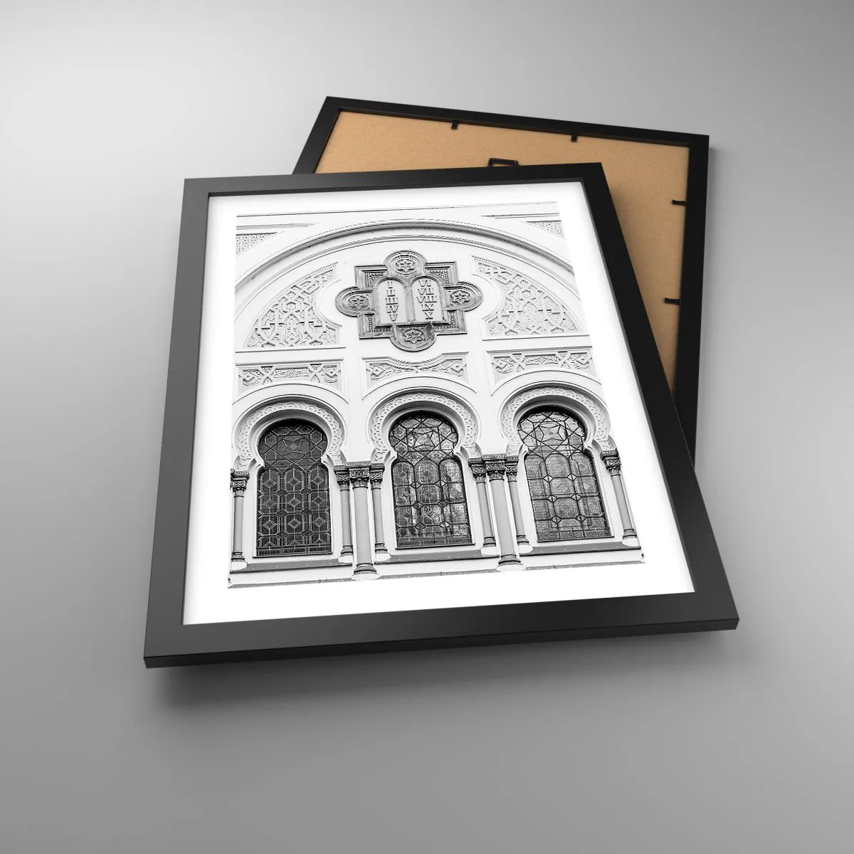 Poster in black frame - At the Crossroads of Cultures - 30x40 cm