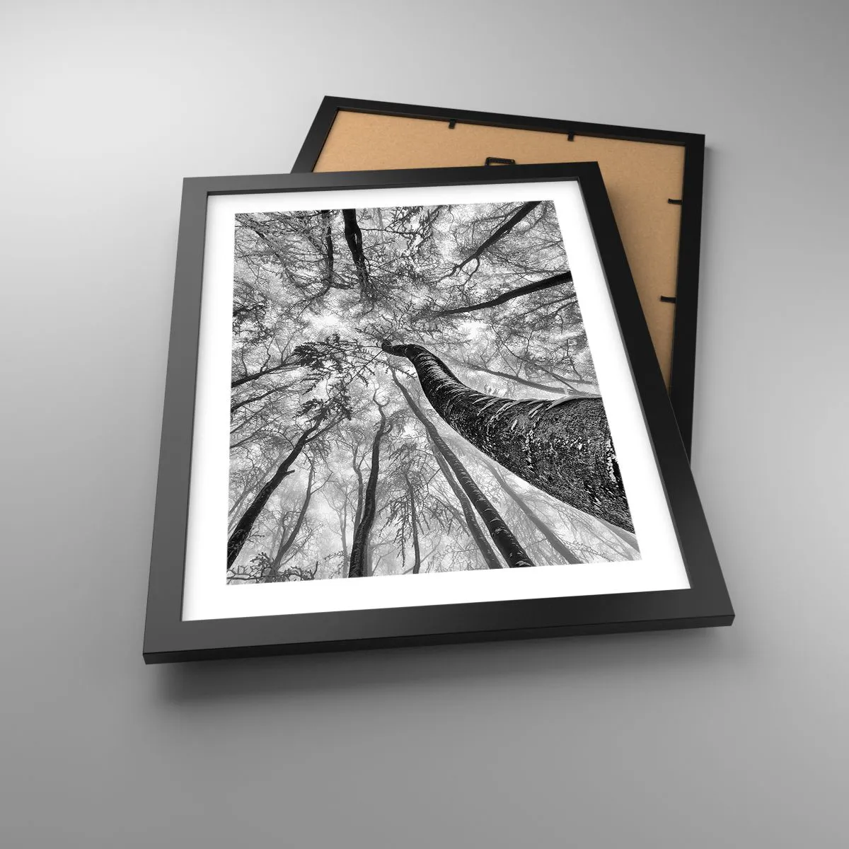 Poszter fehér keretben - Verseny a fény felé - 30x40 cm