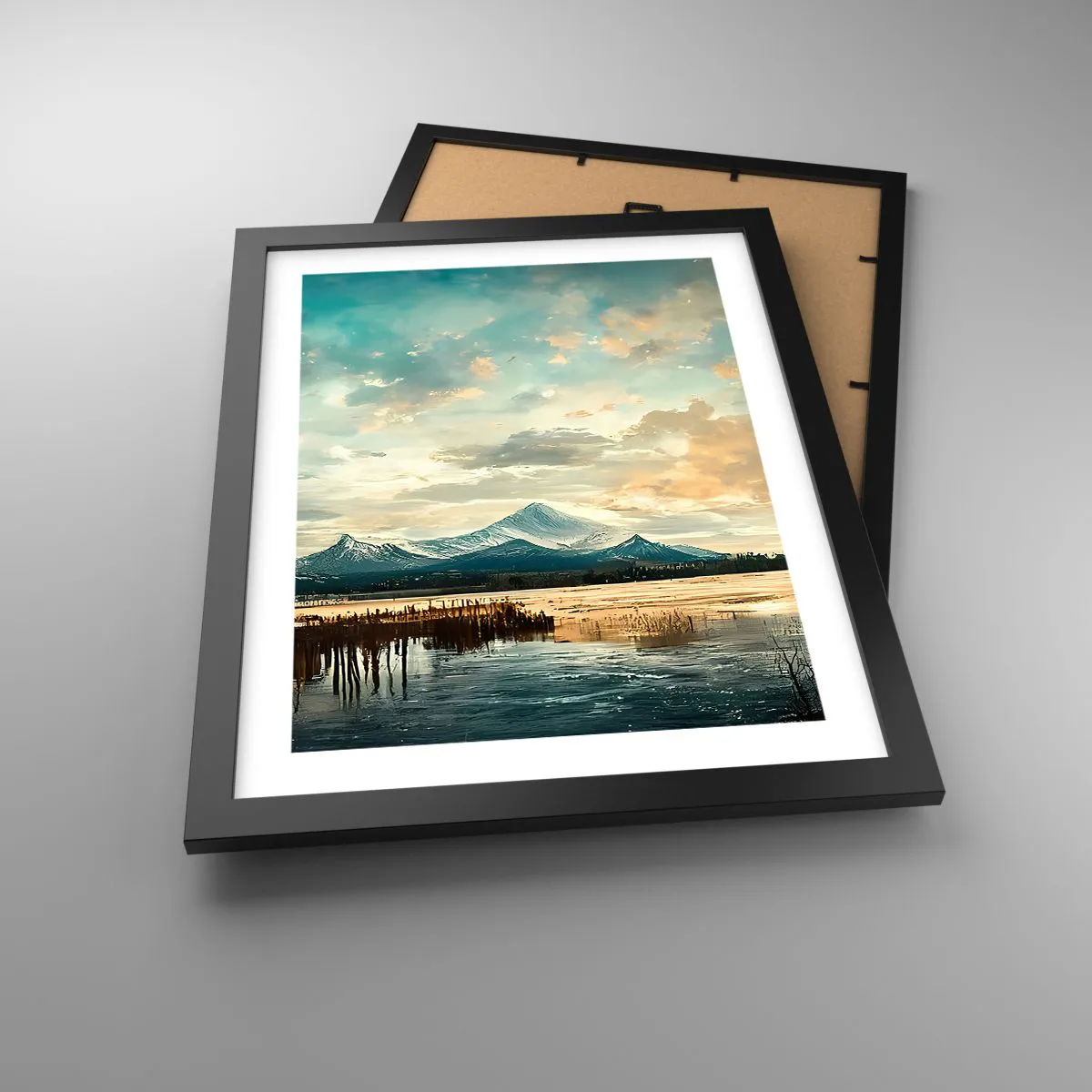 Poszter fehér keretben - Az ég védelme alatt - 30x40 cm