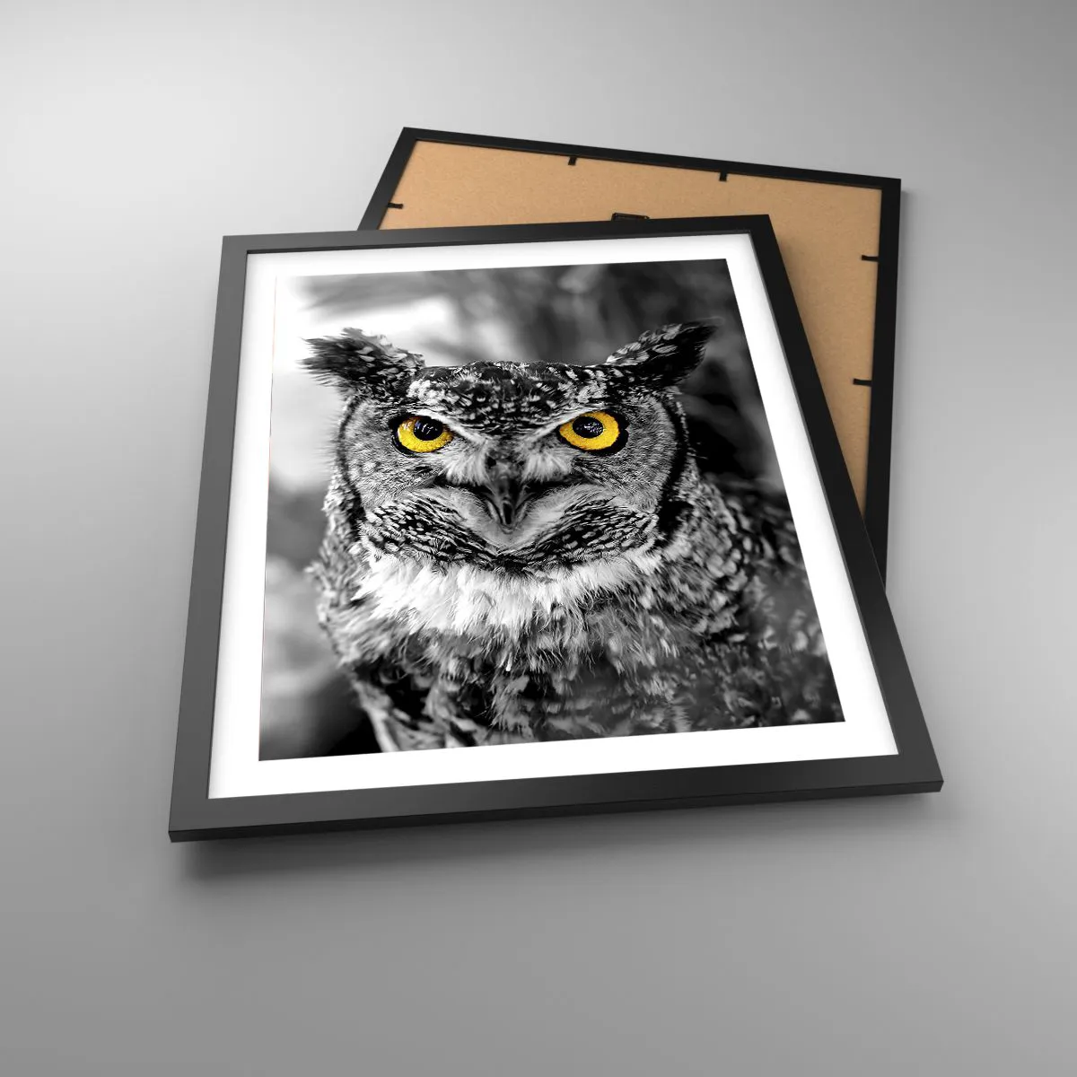 Poszter fehér keretben - Semmi sem fog elbújni - 40x50 cm