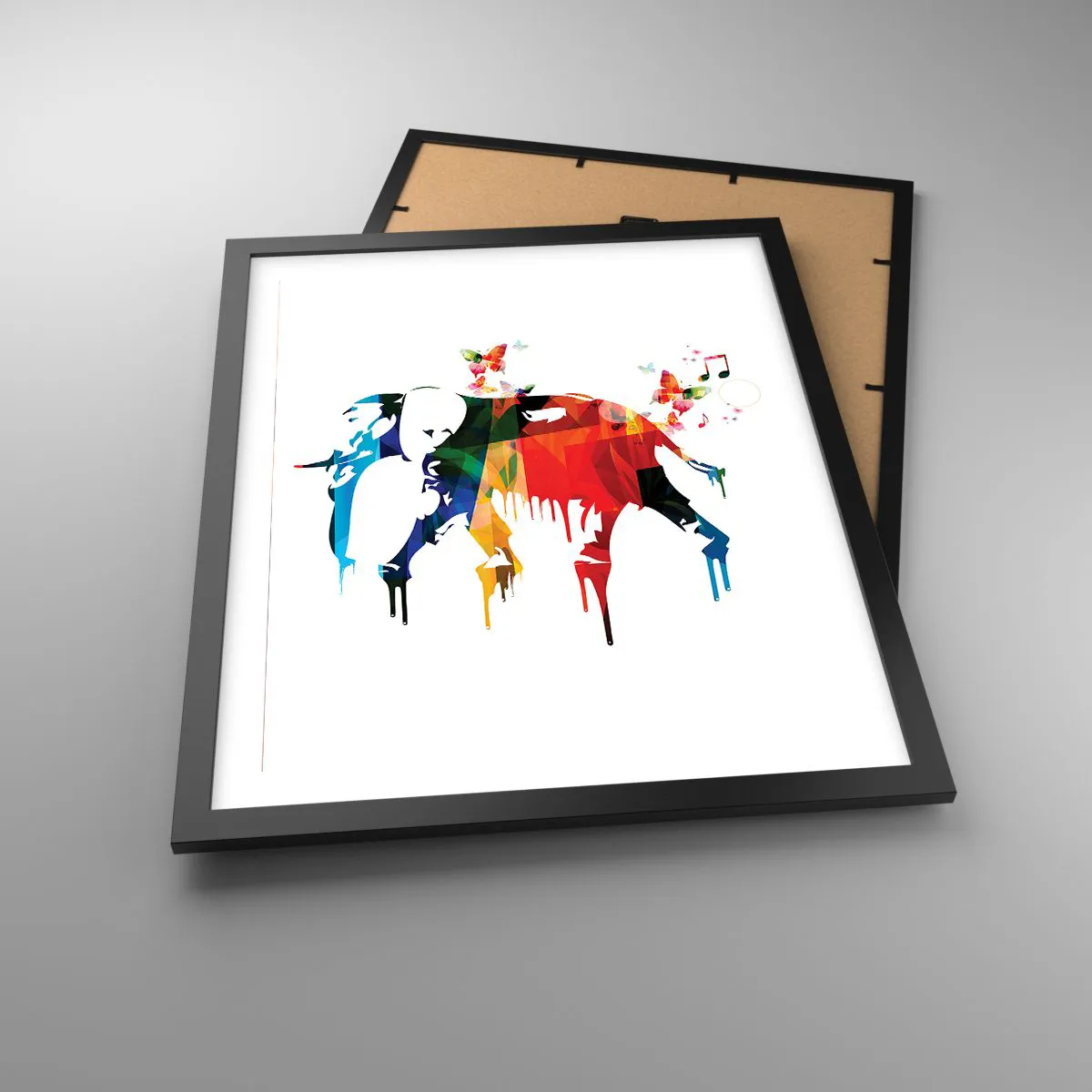 Pôster com moldura preta - Todos podem dançar - 40x50 cm