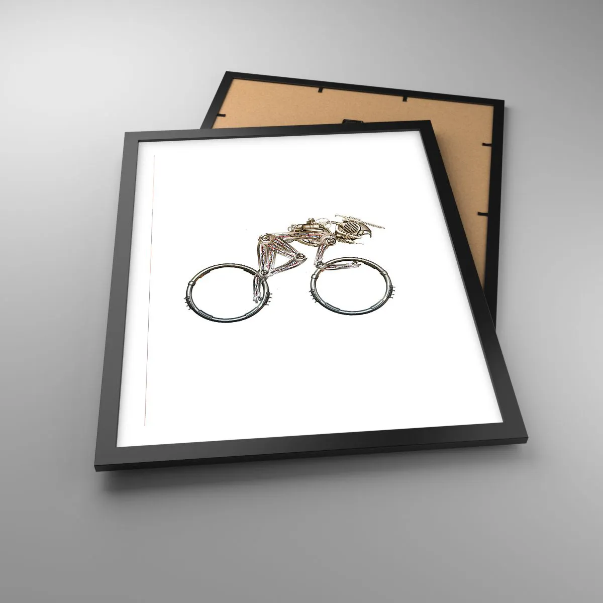 Poster in cornice nera - Macchina perfetta - 40x50 cm