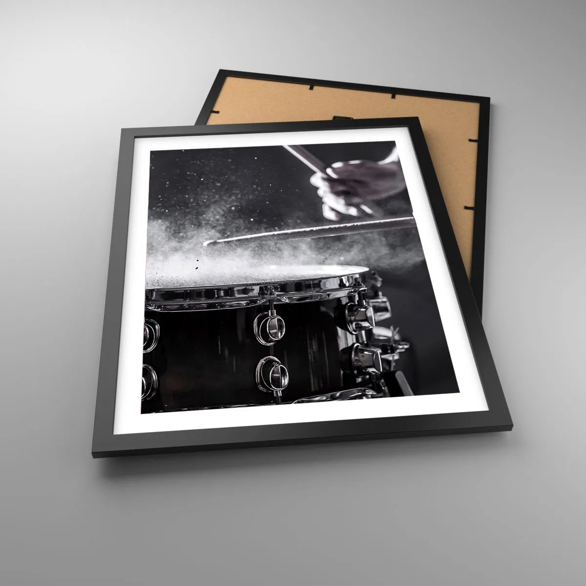 Poster in black frame - Pulse of Music - 40x50 cm