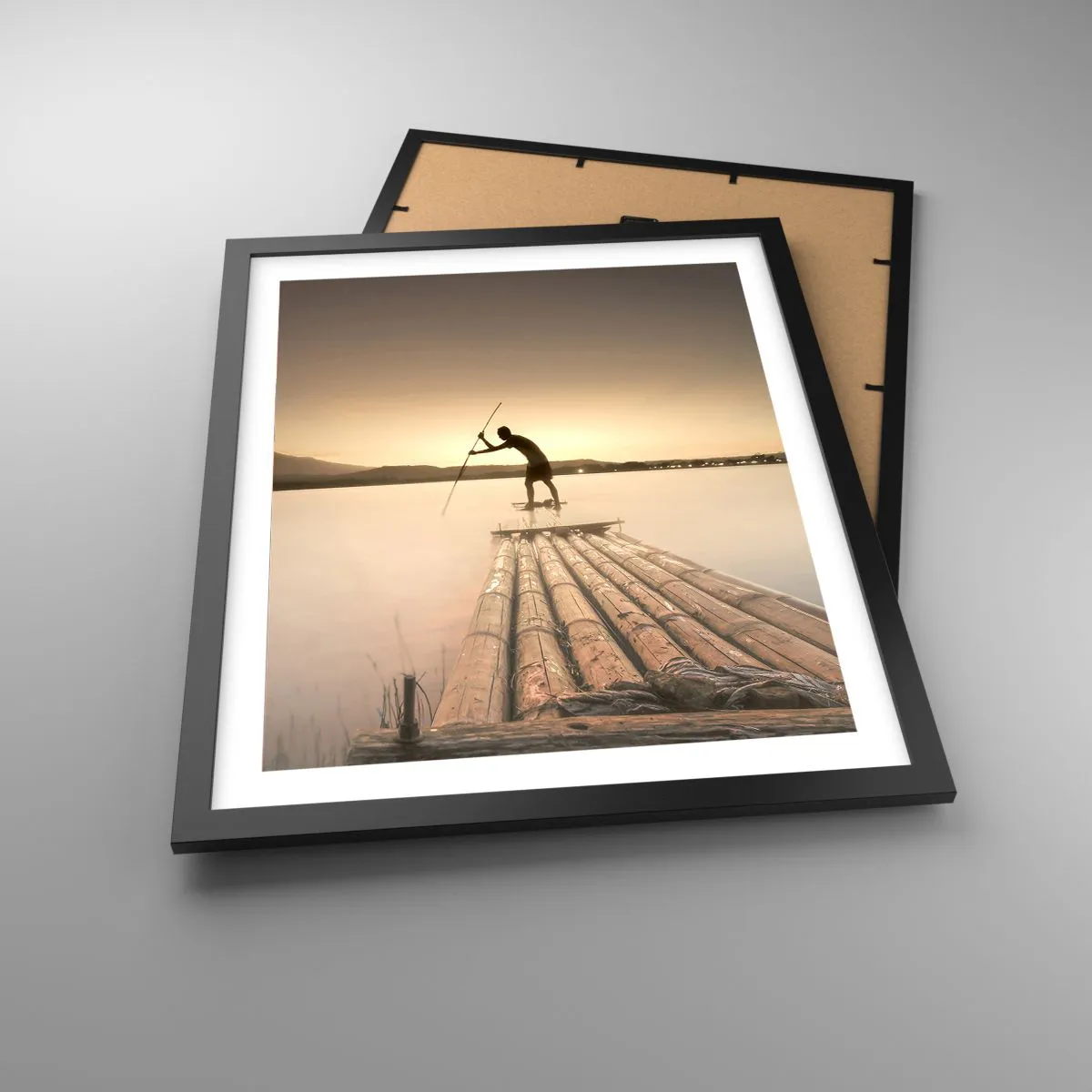 Plakát v černém rámu - Před odpočinkem - 40x50 cm