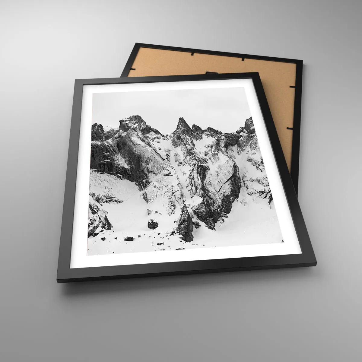 Poster in black frame - Granite Ridge - 40x50 cm
