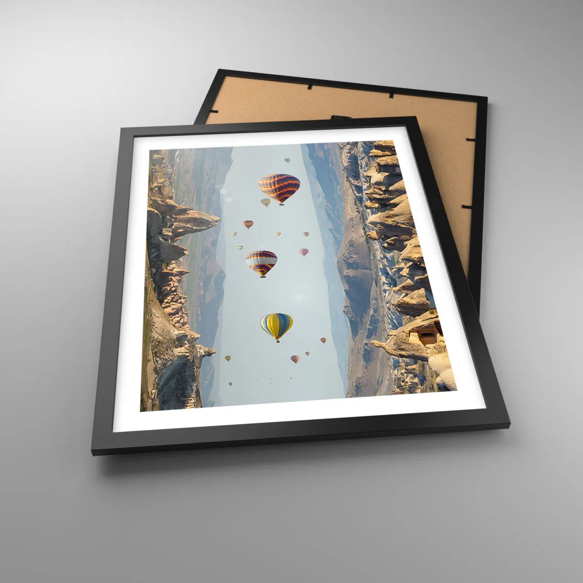 Affiche dans un cadre noir - Poster - Ici, tout est possible - 40x50 cm