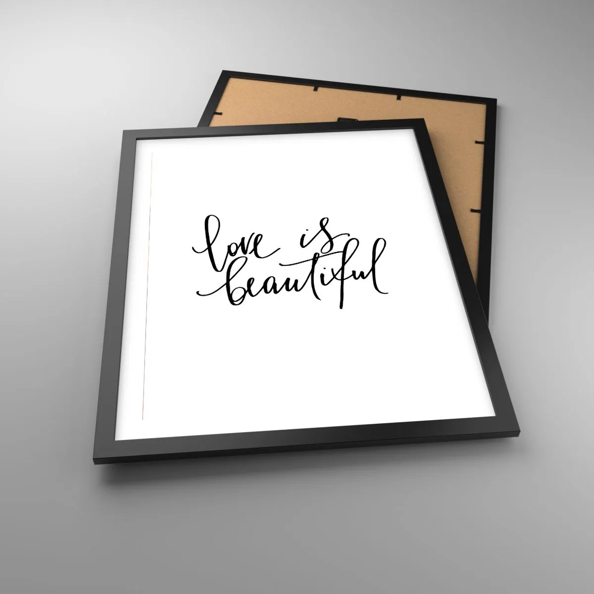 Plagát v čiernom ráme - Prečítaj a zopakuj - 40x50 cm