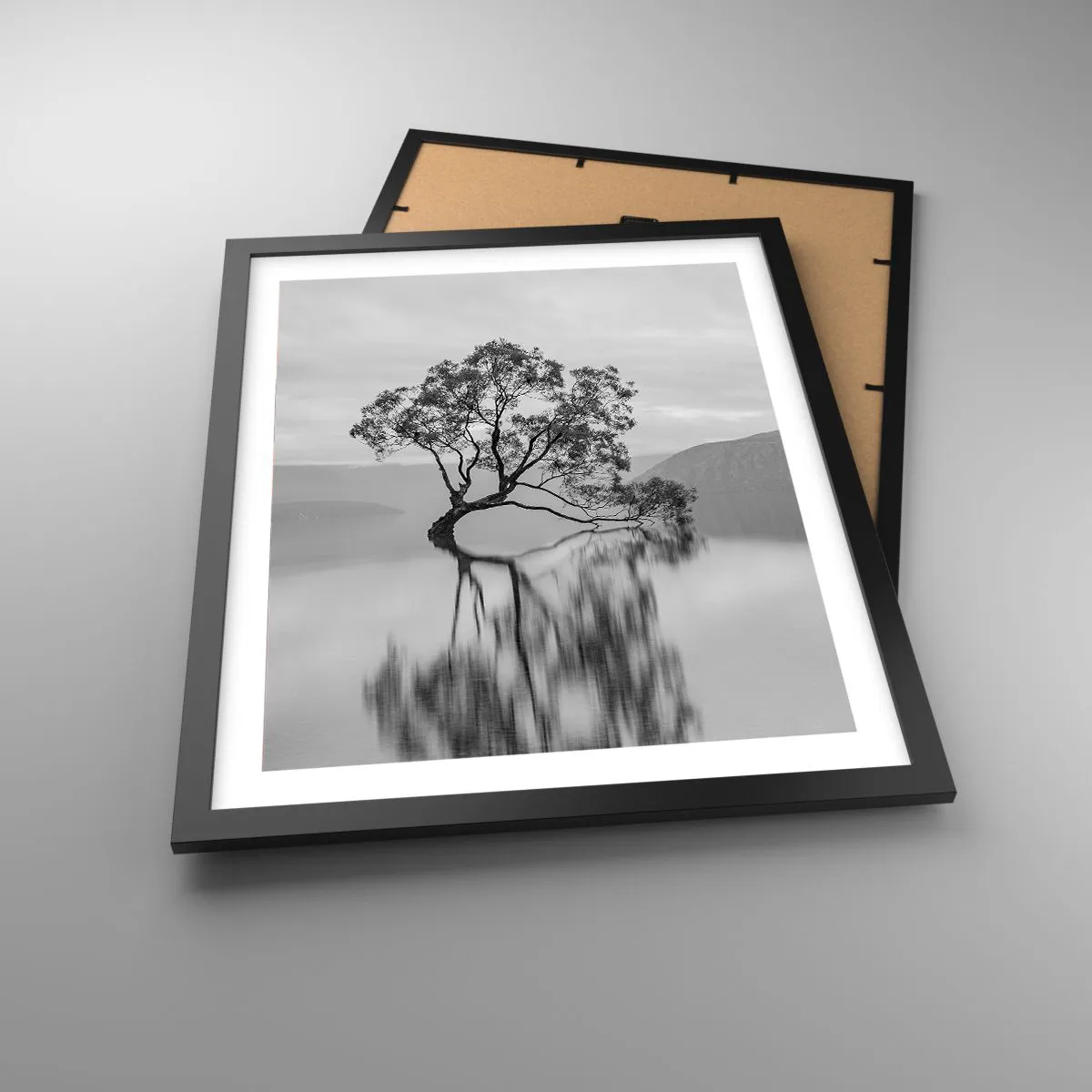 Affiche dans un cadre noir - Poster - Un tel pays existe - 40x50 cm