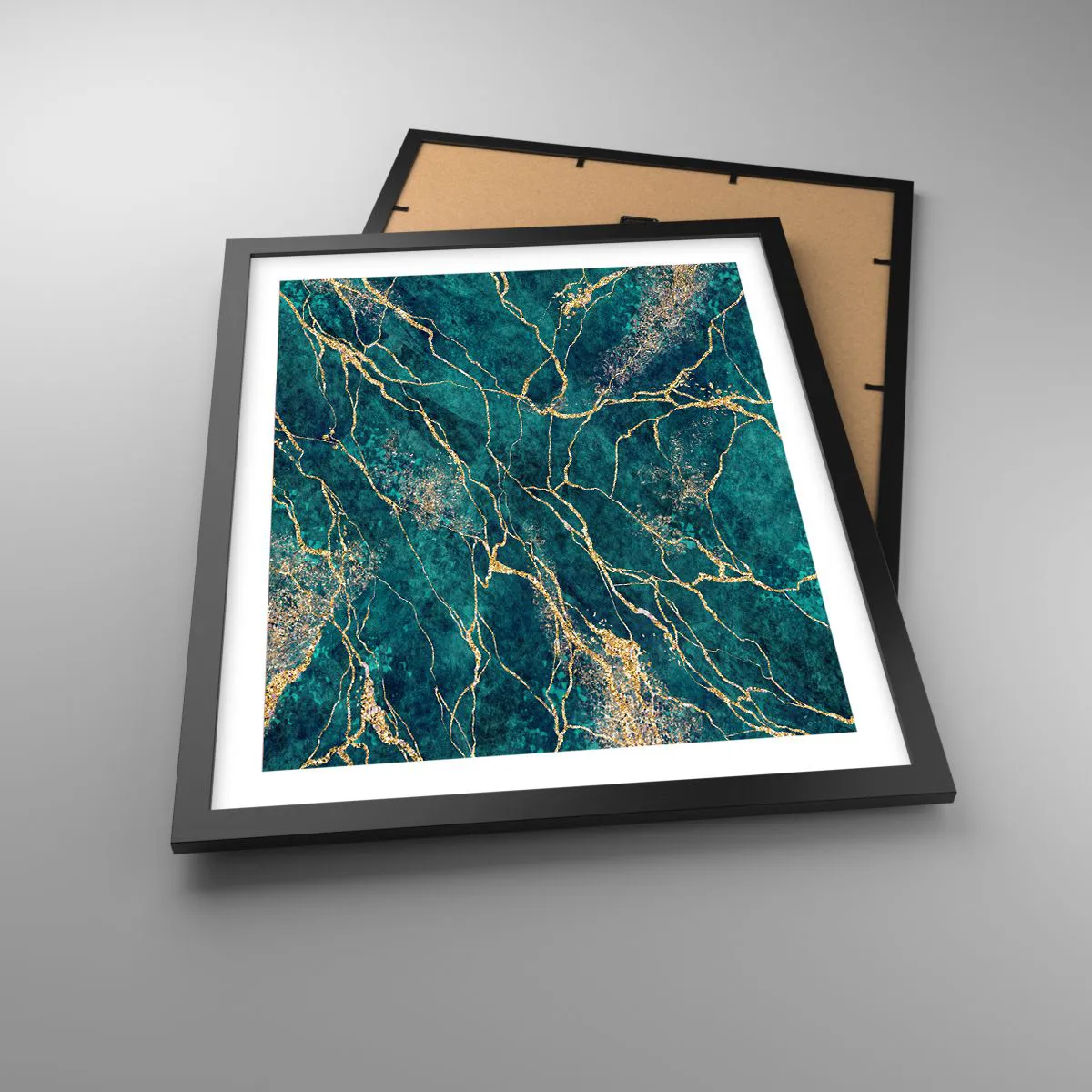 Plakat i sort ramme - Guldåre - 40x50 cm