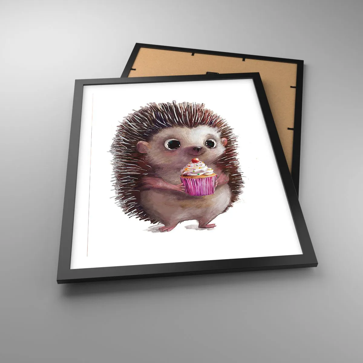 Poster in een zwarte lijst - De vakantie is elke dag - 40x50 cm