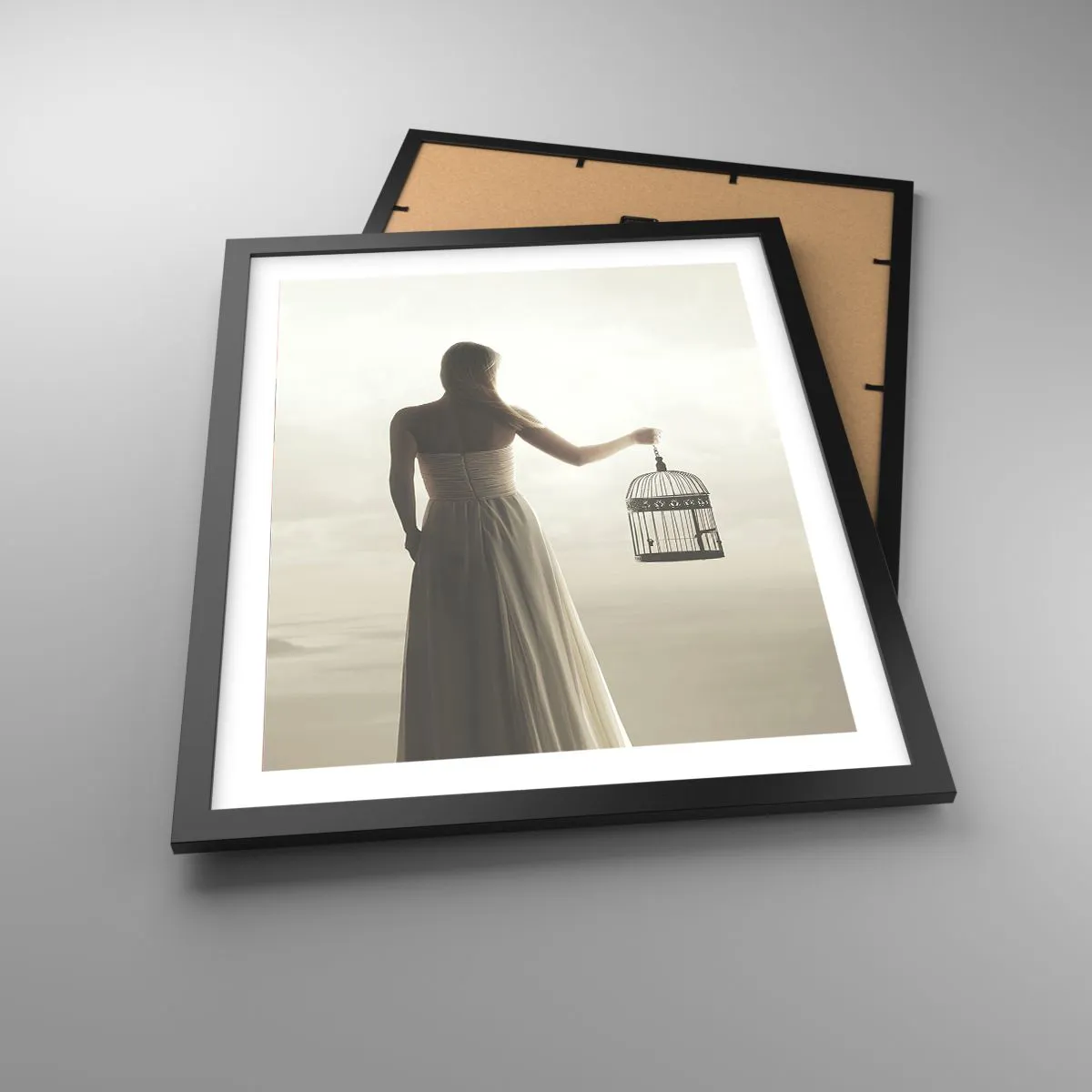 Affiche dans un cadre noir - Poster - Soi libre - 40x50 cm