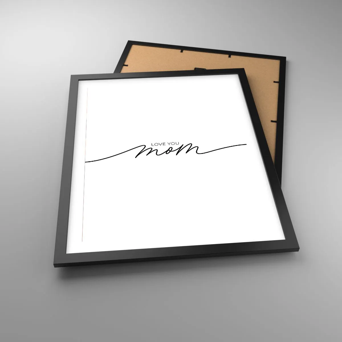 Poster in black frame - Great Emotion - 40x50 cm