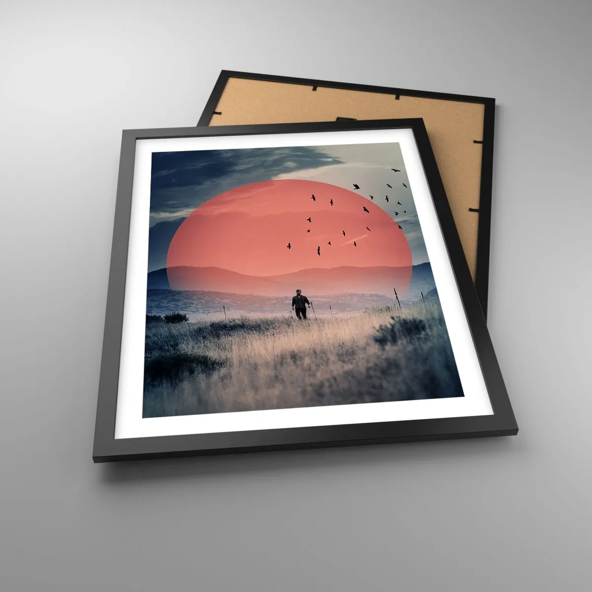 Poster in einem schwarzem Rahmen - In eigenen Elementen - 40x50 cm